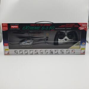 Syma Extreme S-3.5G RC Helicopter 3.5 Channel Gyro LED NIB